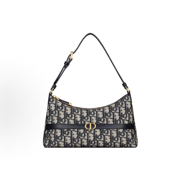 DIOR迪奥 30 Montaigne ⽔饺包 ⼿提包 单肩包 迷你 ⼥款 蓝⾊